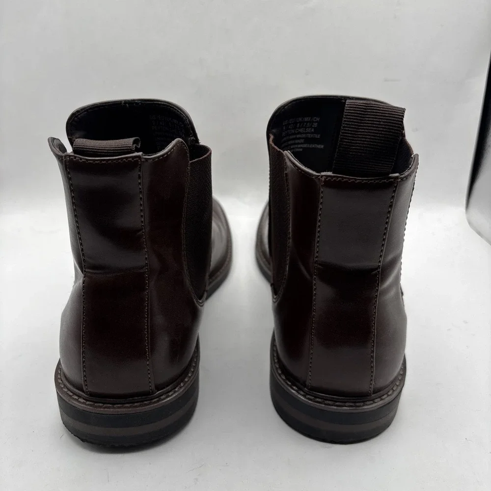 Unlisted by Kenneth Cole BROWN Men's‎ Peyton Chelsea Boots Size 9